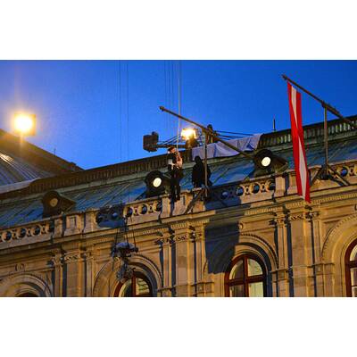 Tom Cruise Nachtdreh an der Staatsoper 