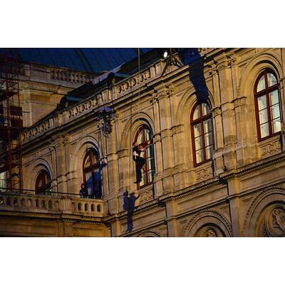 Tom Cruise Nachtdreh an der Staatsoper 