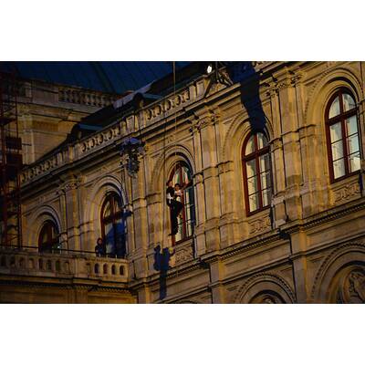 Tom Cruise Nachtdreh an der Staatsoper 