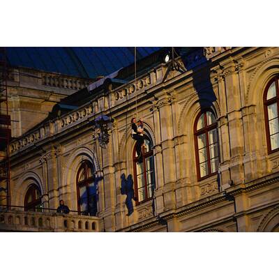 Tom Cruise Nachtdreh an der Staatsoper 