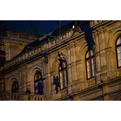 Tom Cruise Nachtdreh an der Staatsoper 