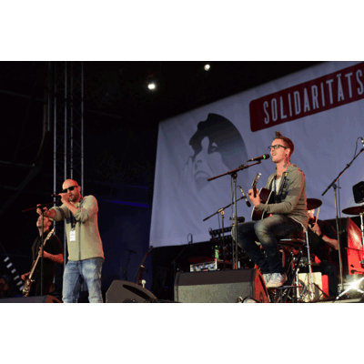 Maschek bei #voicesforrefugees