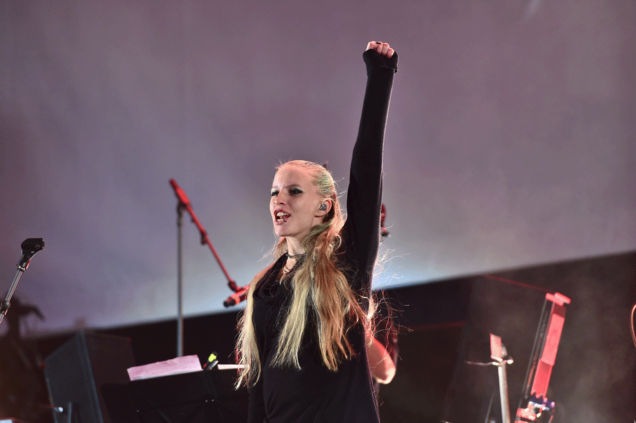 Konstantin Wecker bei #voicesforrefugees