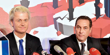 Muslime zeigen  Straches Polit-Freund Wilders an