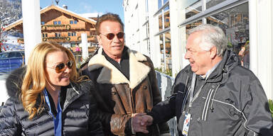 Arnie war der Superstar am Hahnenkamm