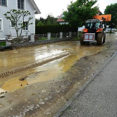 Unwetter in Aschbach 