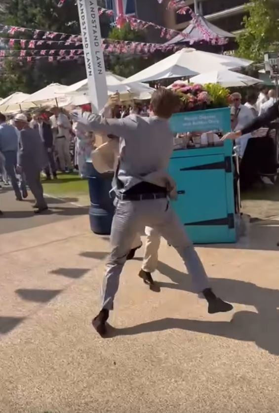 Blutige Prügelei überschattet Königliches Pferderennen