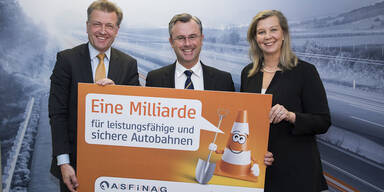 Asfinag investiert heuer 1,1 Mrd. Euro