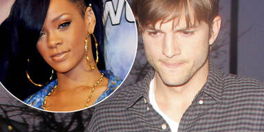 Ashton Kutcher, Rihanna