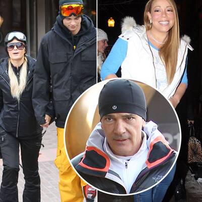 Spaß im Schnee: Promis im Ski-Paradies