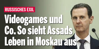 Videogames und Co. So sieht Assads Leben in Moskau aus