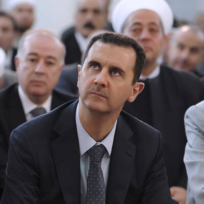 Seltener öffentlicher Auftritt des syrischen Diktators
