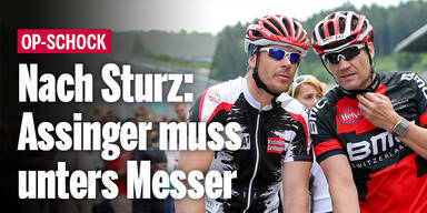 Sturz: Assinger musste unters Messer