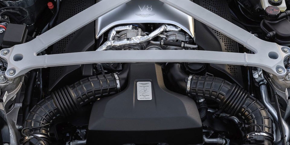 Aston Martin DB11 jetzt auch mit V8-Motor