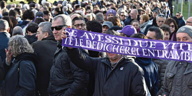 Hunderte Fans bei Astori-Verabschiedung