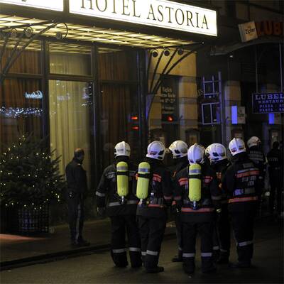 Hotel Astoria nach Brand evakuiert