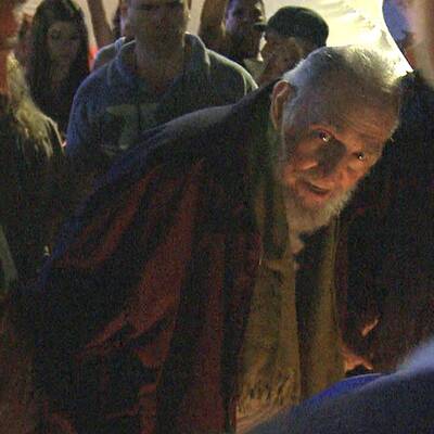 Zusammen mit seiner Frau Dalia Soto besuchte er eine Kulturveranstaltung in Kubas Hauptstadt.