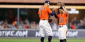 Houston Astros Spieler Carlos Correa und Jose Altuve