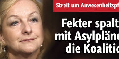 Asylstreit um Fekter spaltet Koalition