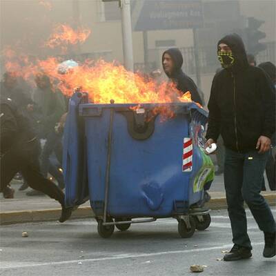 Ausschreitungen in Athen