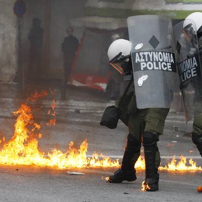 Krawalle in Athen