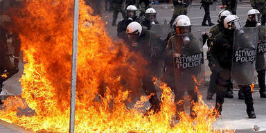 Ausschreitungen in Athen