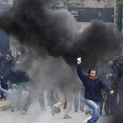 Krawalle in Athen