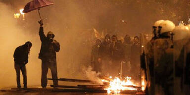 Griechenland: Straßenschlachten in Athen 