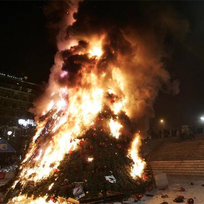 Krawalle in Griechenland