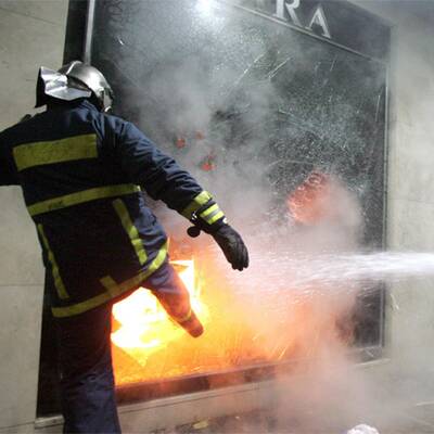 Krawalle in Griechenland