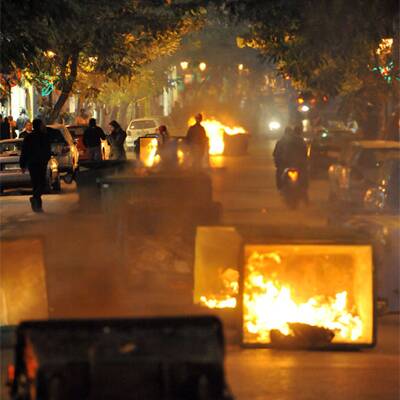 Krawalle in Griechenland