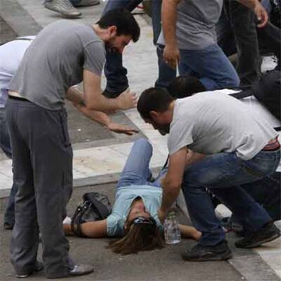 Ausschreitungen in Athen eskalieren