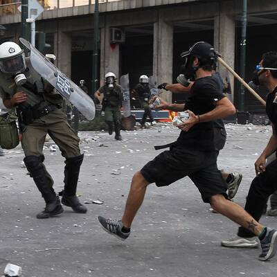 Massive Streiks und Proteste in Griechenland