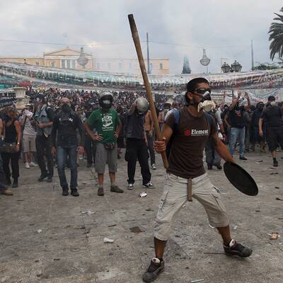 Massive Streiks und Proteste in Griechenland