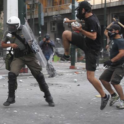 Massive Streiks und Proteste in Griechenland