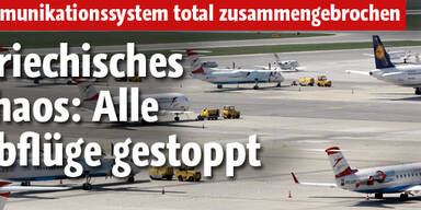 Alle Abflüge in Griechenland gestoppt