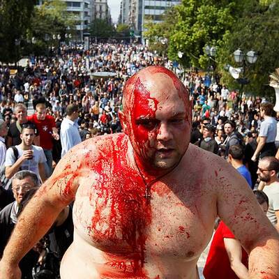 Generalstreik in Athen