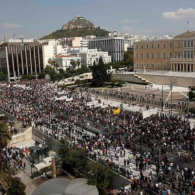 Generalstreik in Athen