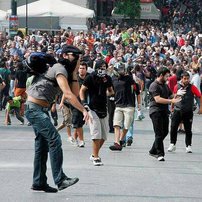 Generalstreik in Athen