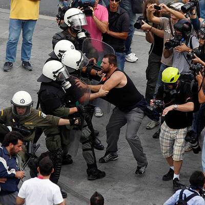 Generalstreik in Athen