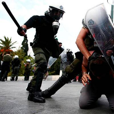 Generalstreik in Athen