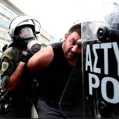 Generalstreik in Athen