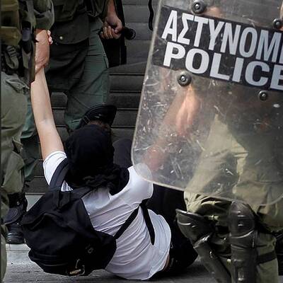 Generalstreik in Athen