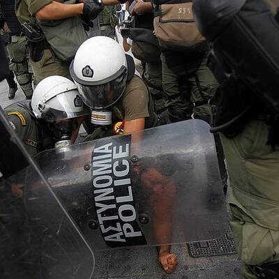 Generalstreik in Athen