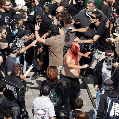 Generalstreik in Athen