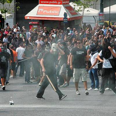 Generalstreik in Athen