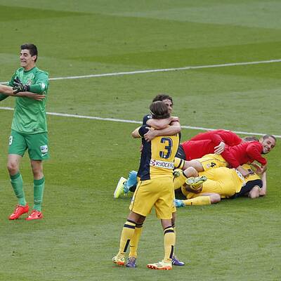 So jubelte Atletico über Meistertitel
