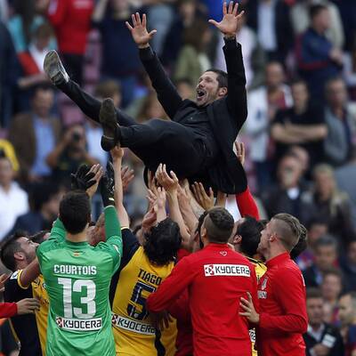 So jubelte Atletico über Meistertitel