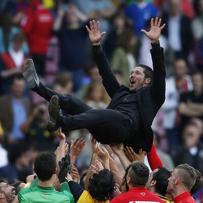 So jubelte Atletico über Meistertitel