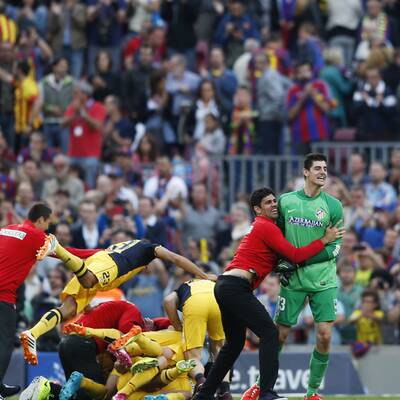 So jubelte Atletico über Meistertitel